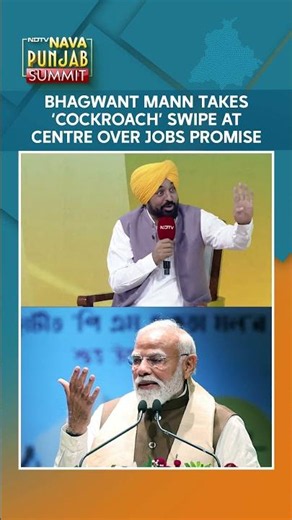 Bhagwant Mann Takes ‘Cockroach’ Swipe At Centre Over Jobs Promise