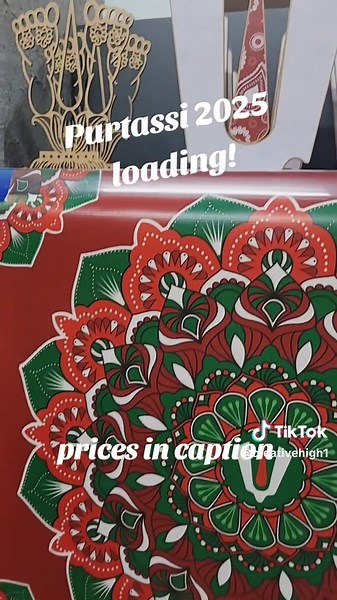 Purtassi 2025 loading! *Namo stands at the same affordable price with an upgraded design: R60 each *Sri Balaji Feet : R60 *Rangoli Purtassi Mat: 60 x 60cm : R160 1.3m x 650mm : R270 1.3m x 1.3m : R480 #purtassi #purtassiprayers #tamil #namo