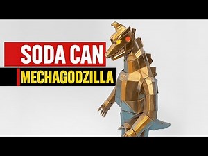 Create Your Own MechaGodzilla model with Soda Cans in just HOURS- Pt 2