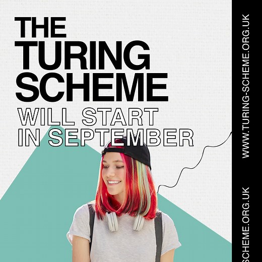 The Turing Scheme, the UK’s global education programme, will start from September 2021, backed by £110m to support up to 35,000 students, pupils and learners to study and work abroad. Schools, universities and colleges can start applying from March 2021. Learn more: www.turing-scheme.org.uk | Department for Education