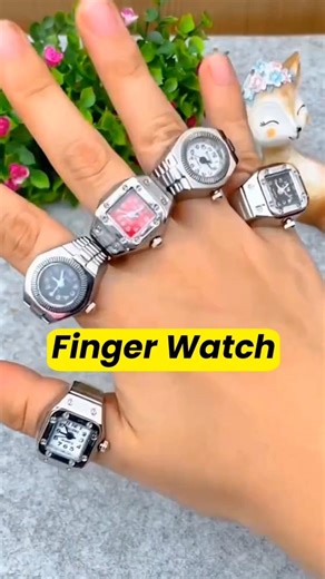 Stylish Finger Watch ⌚ #FingerWatch #RingWatch