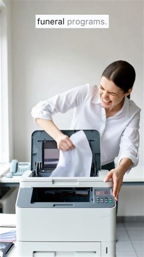 The Stress Is REAL 😩 Printing Funeral Programs #funeralprogram