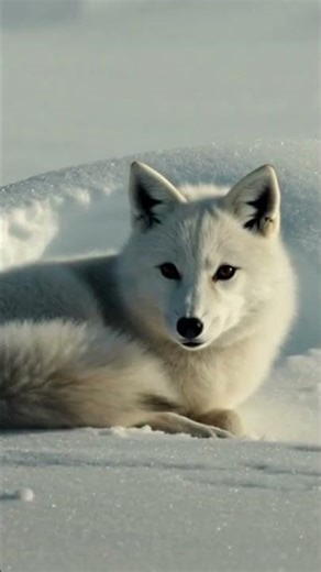 Arctic Fox Sleeps in Deadly Storms ❄️🦊