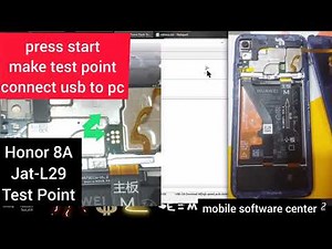 Honor 8A JAT-L29 Reset frp All Security Levels By Test Point , spFlashTool