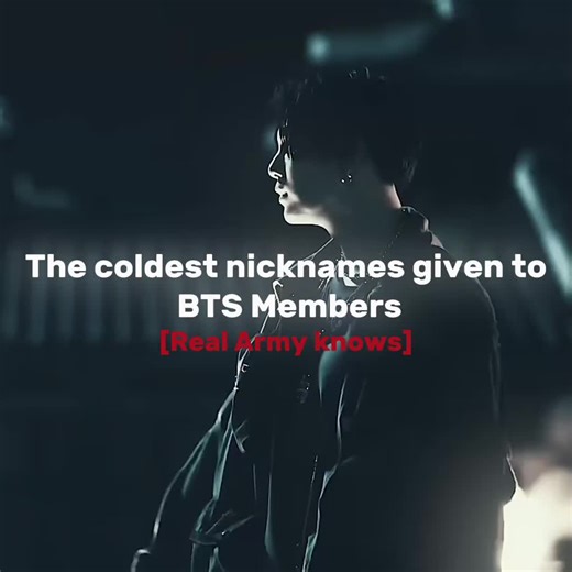 Exploring the Coldest Nicknames in BTS