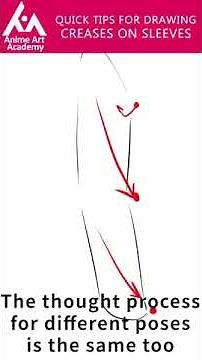 HOW TO DRAW CREASES IN ANIME CLOTHES 🖌️ Quick, simple anime & manga drawing tips from Japanese pros!