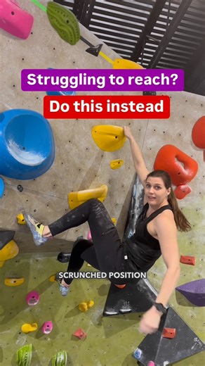 Gabby | Rock Climbing Training for Beginners on Instagram: "Here’s how to practice the drop knee climbing technique: Find an easier route with larger holds. If the route is slightly overhung then that is even better. Every time you go to reach for a hold instead of pulling or powering through, twist your hips into the wall by pivoting on your toe and do a drop knee. Do this all the way to the top. Practice this drill with a few easy climbs and then increase the difficulty. The more you practice 