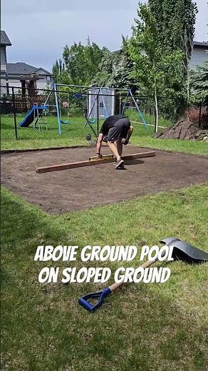 Installing Above Ground Pool..