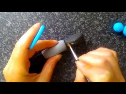 How to make a motorbike cake topper out of modelling icing part 2 by The Cake Tower