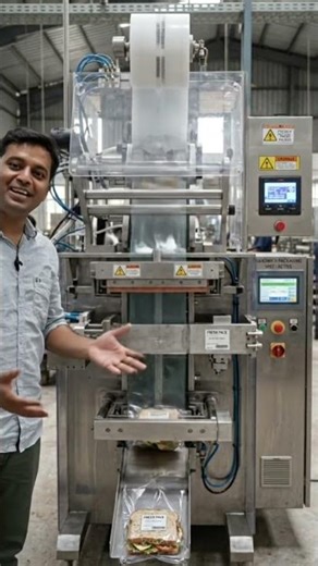 Check out this automatic sandwich making machine. It's amazing. It makes thousands of sandwiches ...