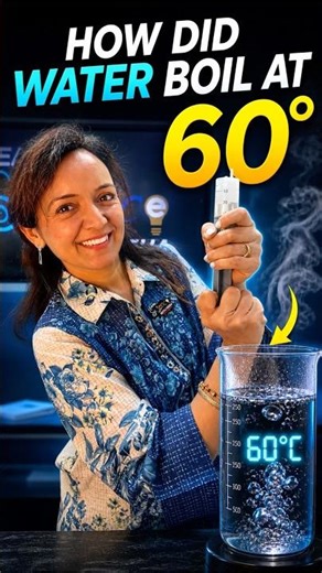 My water boiled at 60 DEGREES ! #how #subscribe #students #science