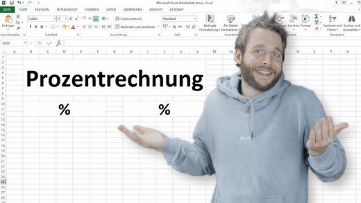 Prozentrechnen in Excel: Formeln und Einstellungen