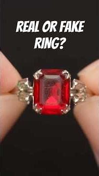 Is This Red Gem Ring Real or Fake?