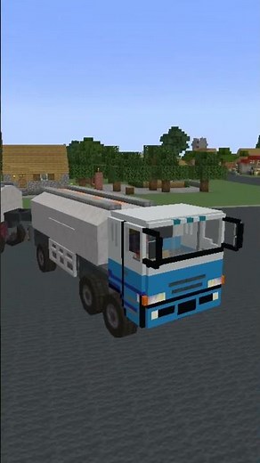 Minecraft : Build Working Articulated Tanker Truck using Create mod & Trackwork | タンクローリー