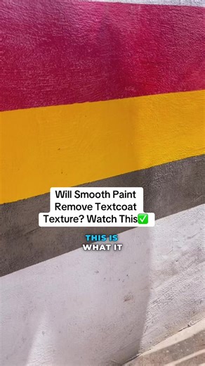 Testing Smooth Paint on Textcoat Surfaces