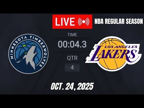 NBA LIVE! Los Angeles Lakers vs Minnesota Timberwolves | October 24, 2025 Lakers vs Timberwolves 2K