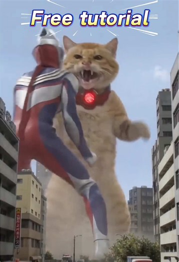Cute Baby vs Ultraman: AI Animation Showdown