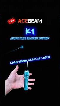 AceBeam K1 AZURE BLUE Cyan Laser EDC Limited Edition outdoor review