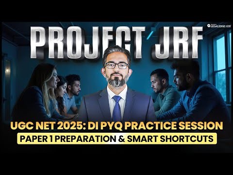 UGC NET 2025: DI PYQ Practice Session | Paper 1 Preparation & Smart Shortcuts