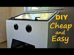 DIY Plywood Sandblasting Cabinet