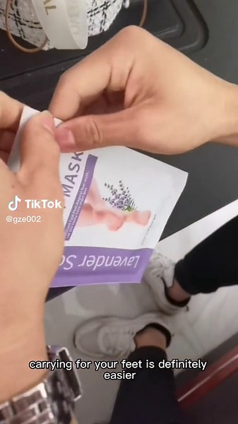 GZE foot peeling mask.#footmask