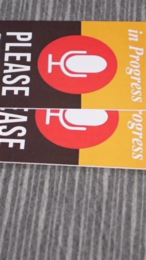 Quick Review: Do Not Disturb Door Hanger Sign,Recording in Progress Double Sided