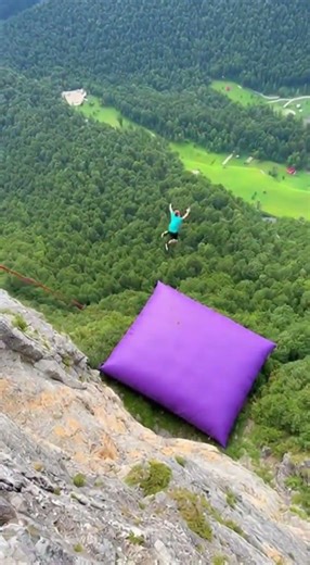 Insane Cliff Fall With the Cleanest Rebound Ever