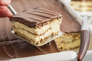 No Bake Eclair Cake