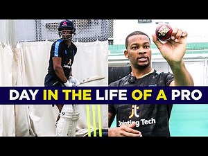 A Day In The Life Of A Professional Cricketer | Behind The Scenes Cricket Training