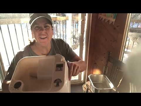Magic Mill flour mill demo