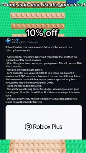 ROBLOX PLUS FOR FREE?! 😱 How To Claim Your 1 Month Free Trial NOW!