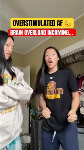 The exact moment your mind gives up #overstimulated #funny #relatable