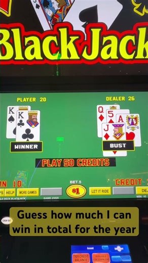 Day 7: Turning Casino FREE PLAY Into REAL Money 🃏#casino #viral #videoblackjack