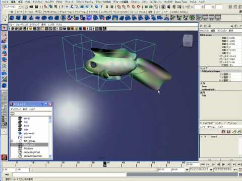 Autodesk Maya パスオブジェクトのフロー