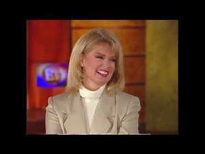 Mary Hart on the Entertainment Tonight set with The McCain Brothers