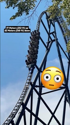 The INSANE 82m Underground Drop on Hyperion 😱 | Energylandia Roller Coaster