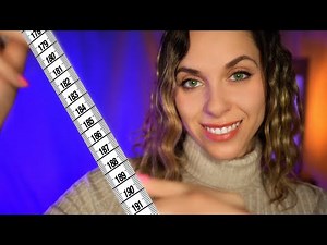 ASMR Measuring Your Face & typing sounds for SLEEP, Personal Attention