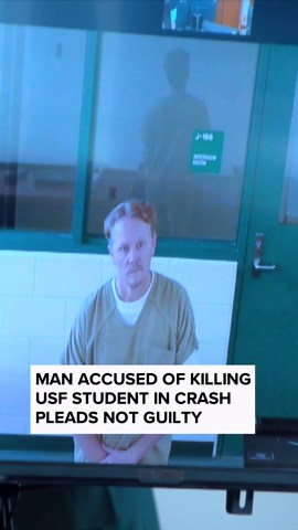 Not guilty plea for man accused of killing USF student in wrong-way crash
