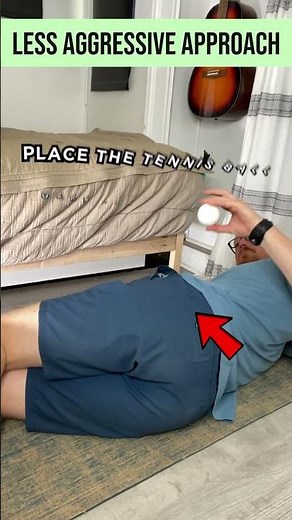 How to Do Self-Trigger Point Release on Your Piriformis Muscle Using a Tennis Ball #shorts