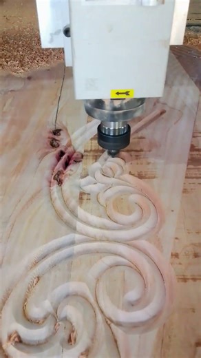 CNC wood carving #woodworking #wood #cnc #shorts