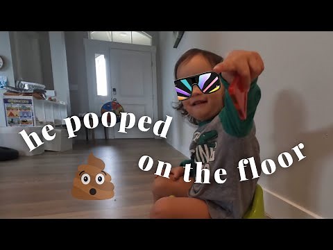 POOPED ON THE FLOOR! POTTY TRAINING A 17 MONTH OLD BABY. EARLY POTTY TRAINING. OUR POTTY JOURNEY.