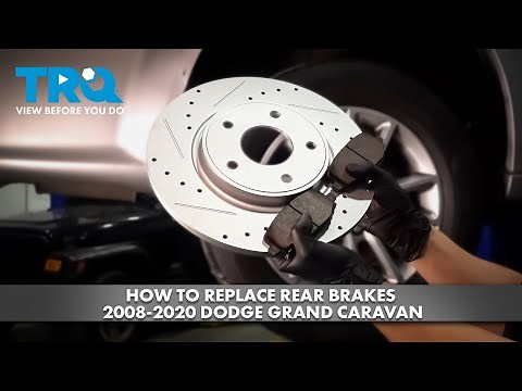 How to Replace Rear Brakes 2008-2020 Dodge Grand Caravan