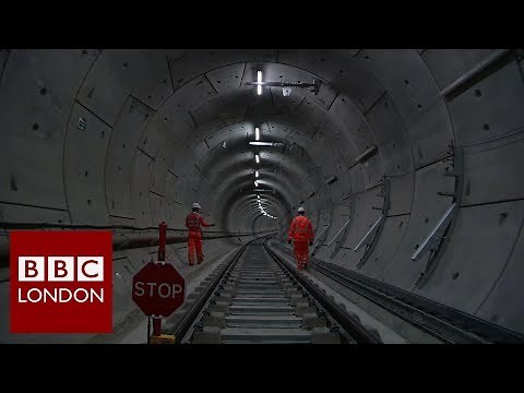 Completed Crossrail track unveiled – BBC London News