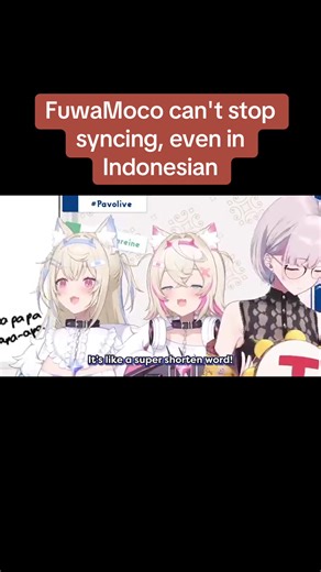 FuwaMoco Syncs Perfectly in Indonesian Stream
