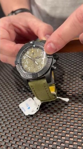Breitling Avenger Night Mission DLC Coated Titanium Watch V13317 Review | SwissWatchExpo
