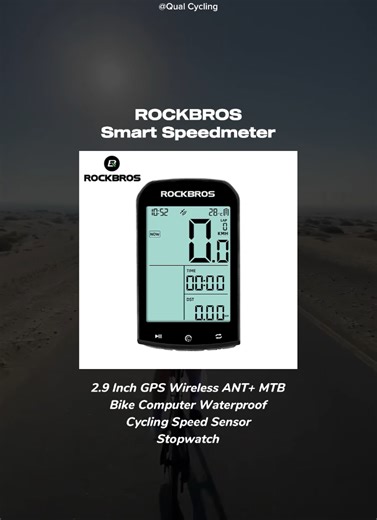 ROCKBROS Smart Speedmeter #rockbros #cycling #cyclingtok #biketok #cyclingcommunity #bikeaccessories #mountainbike #roadbike #gravelbike #fixedgear #fixiebike #fixie #rockbrossmartspeedmeter #rockbrosspeedmeter #speedmeter #speedometer #rockbrosspeedometer