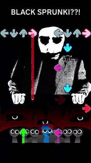 FNF Black Sprunki backstory be like #fnf #animation #fnfanimation