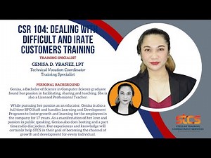CSR 104: Dealing With Difficult and Irate Customers Training [2 HOURS FULL COURSE]
