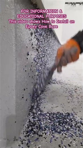 Cove base application #Epoxy #Flooring #Contractor #Renovation