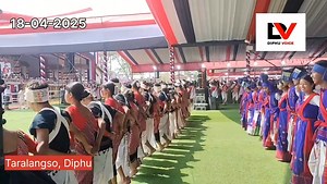 A beautiful dance performed in the presence of Assam CM Dr. Himanta Biswa Sarma at "Karbi Aronbarim Armu Chingrum Ameipi" Programme in Taralangso, Diphu, April 18, 2025 | DIPHU VOICE